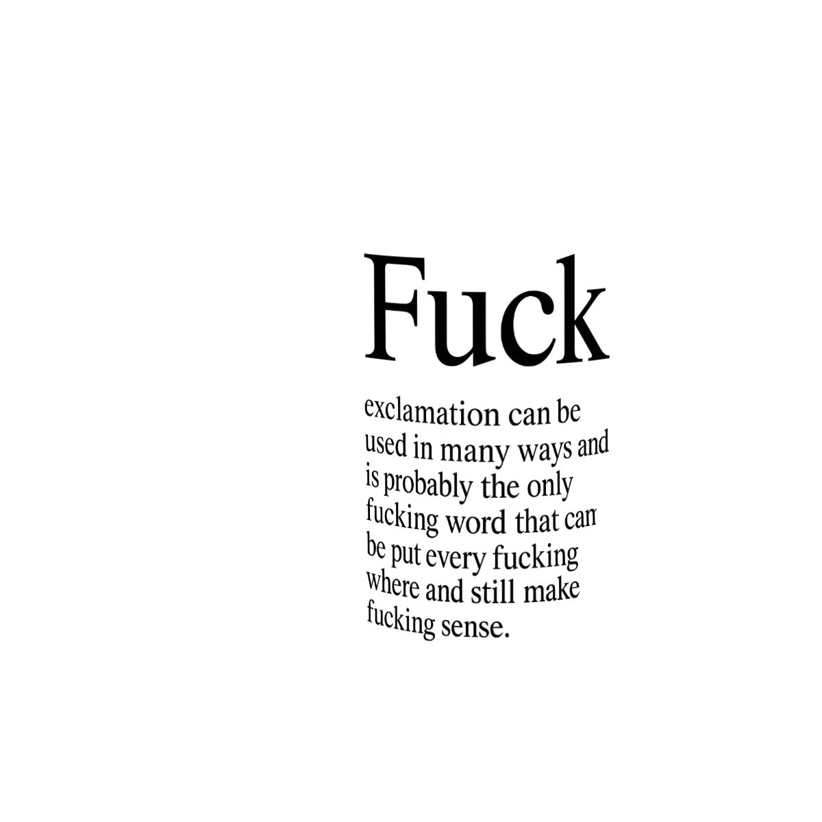 Fuck 11oz Double Color Mug