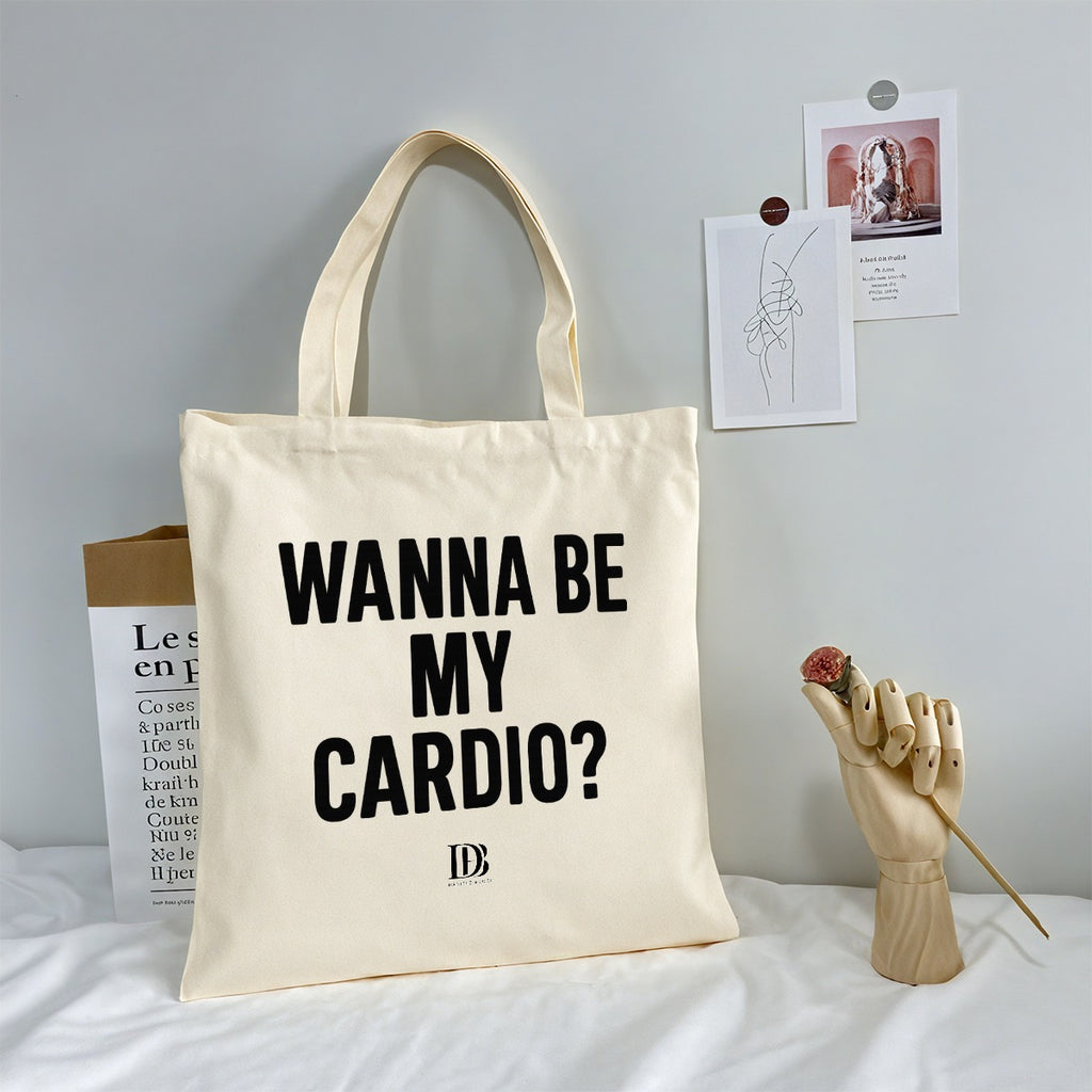 Wanna be my cardio shopping bag