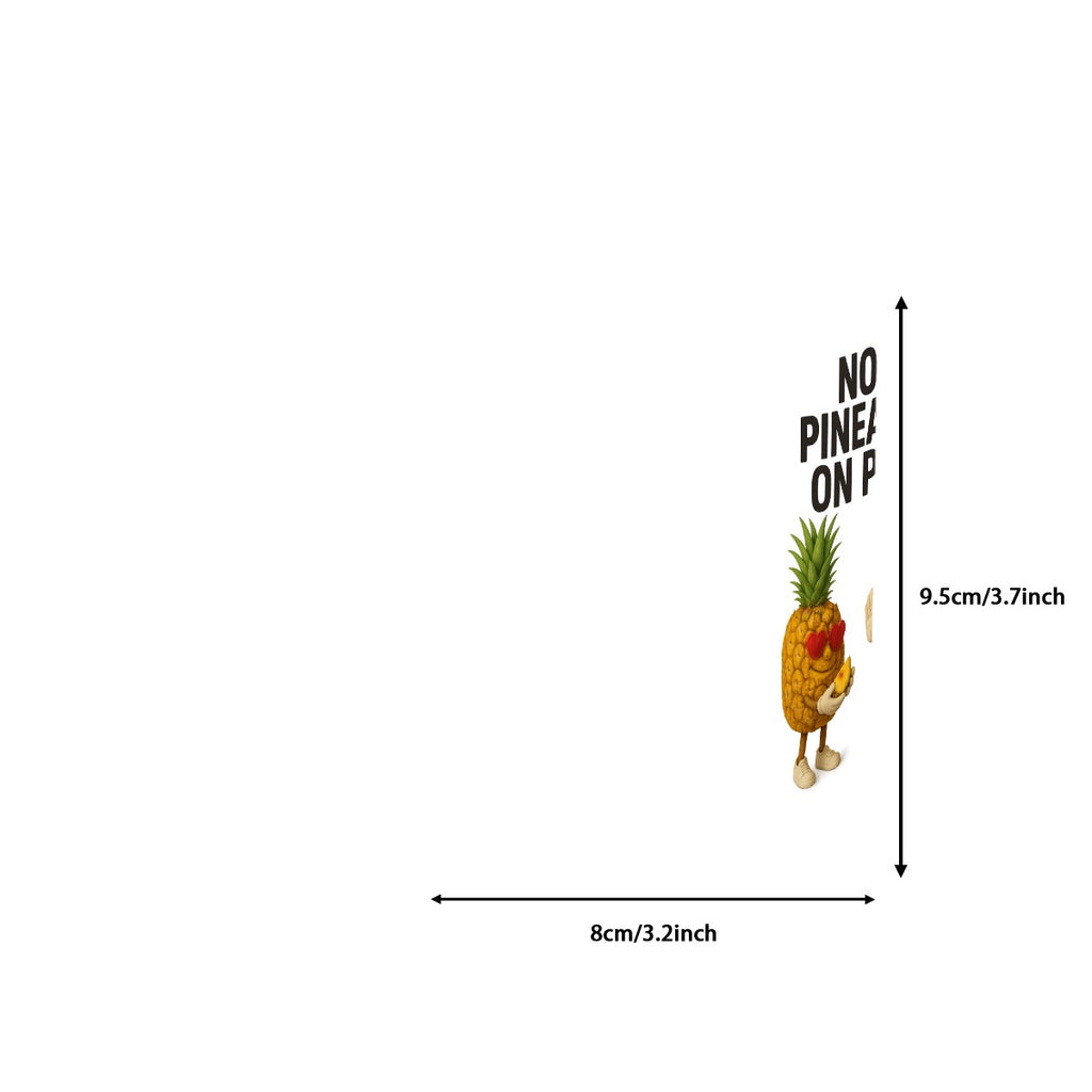 No to pineapple on pizza 11oz Double Color Mug