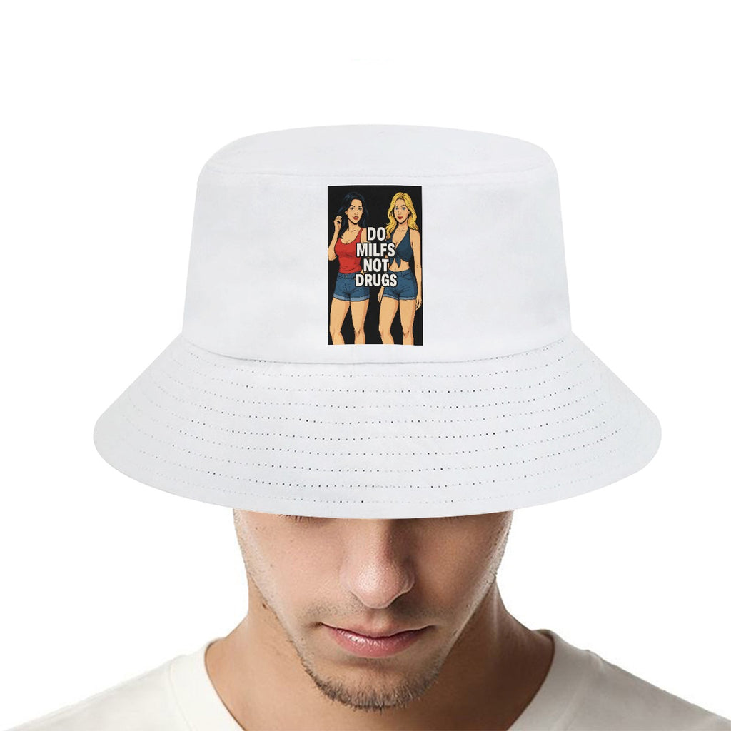 Do milfs not drugs Bucket Hat