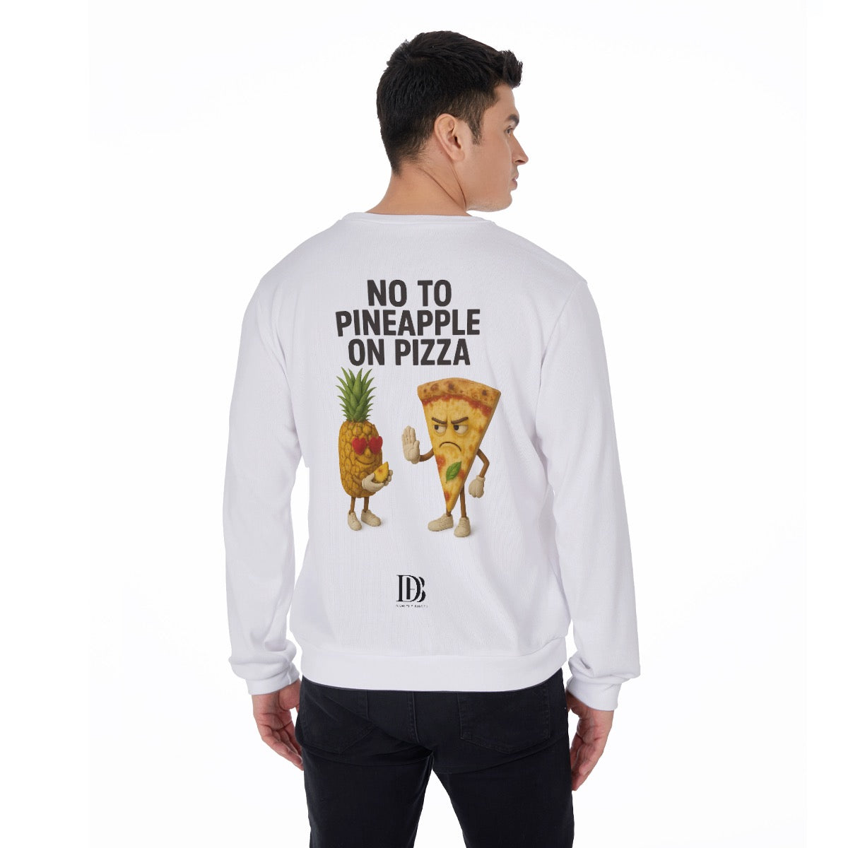 No to pineapple on pizza Unisex Sweater