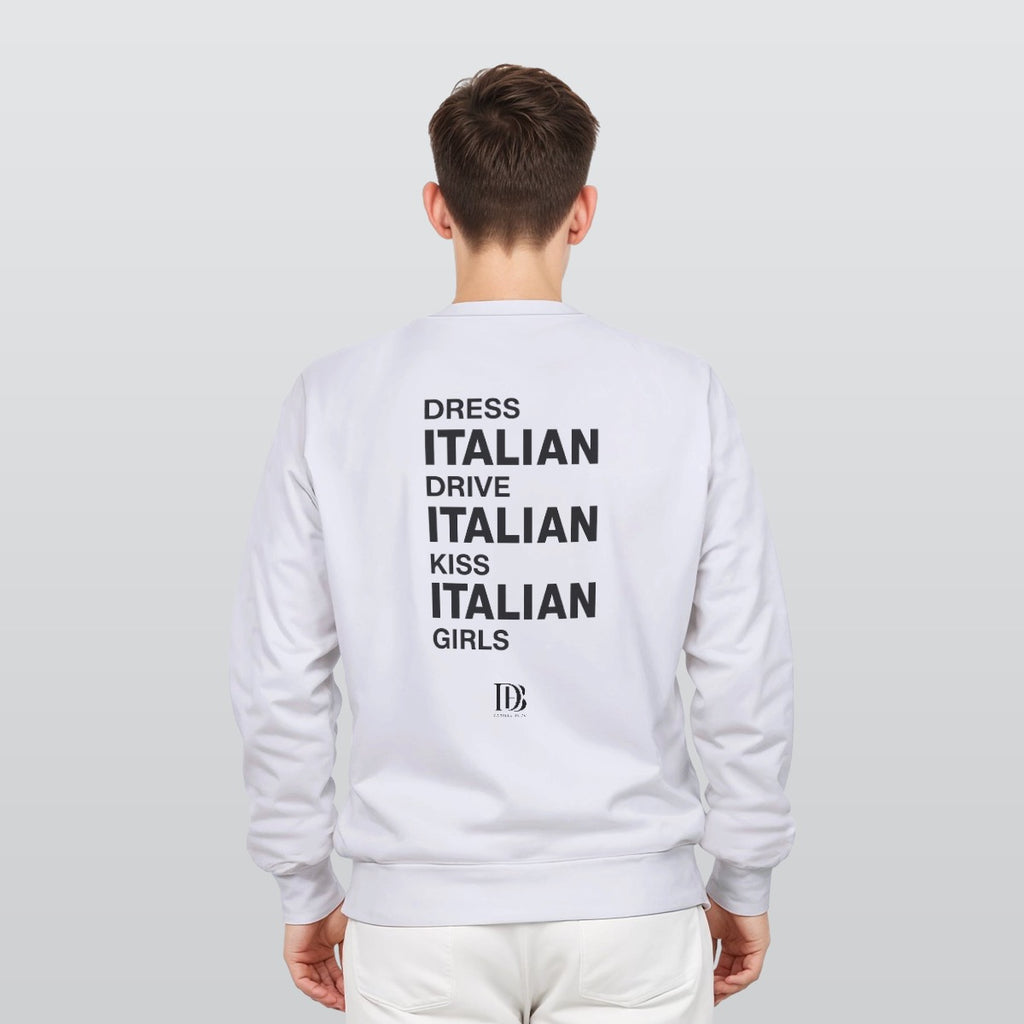 Dress Italian drive Italian kiss Italian girls UnisexSweatshirt