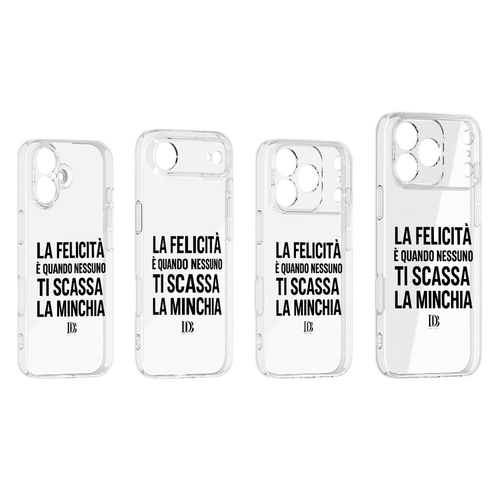 La felicità è quando nessuno ti scassa la minchia iPhone 17 Series Mobile Phone Case