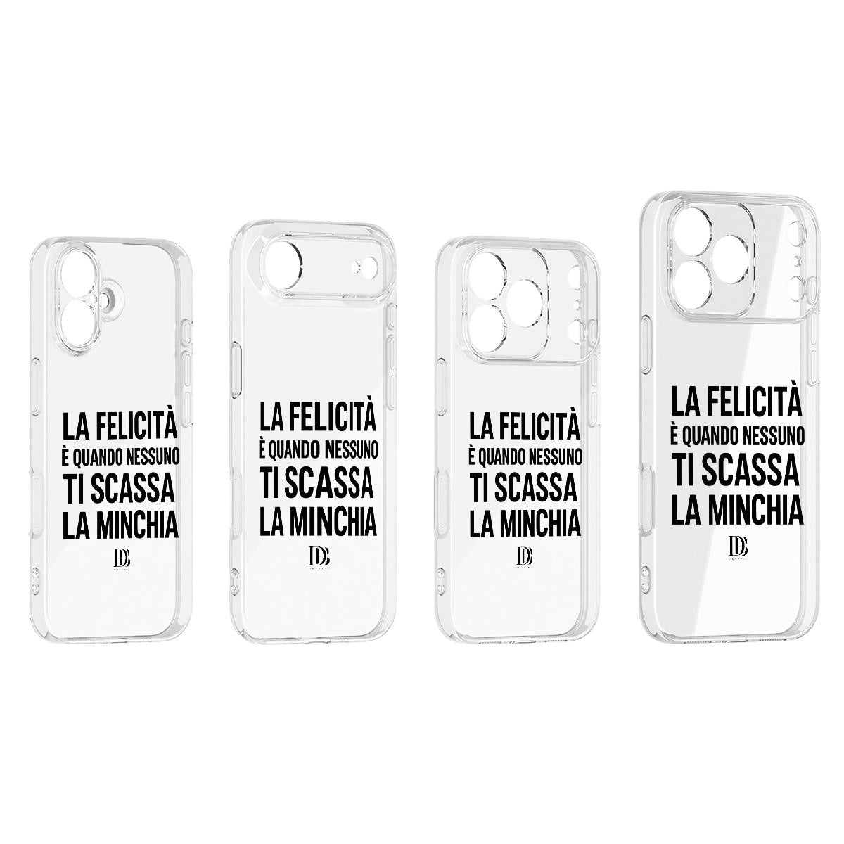 La felicità è quando nessuno ti scassa la minchia iPhone 17 Series Mobile Phone Case
