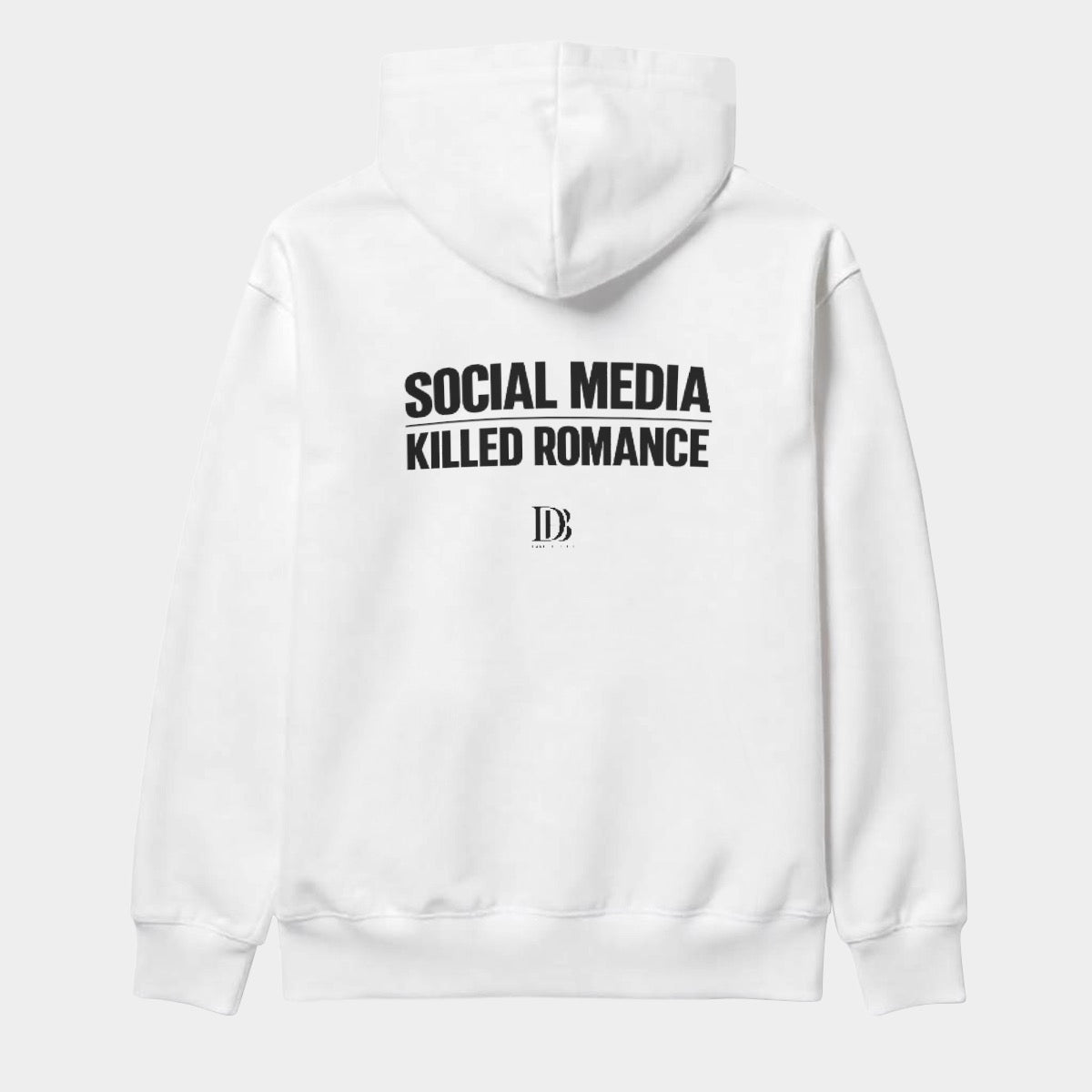 Social media killed romance unisex Pullover Hoodie