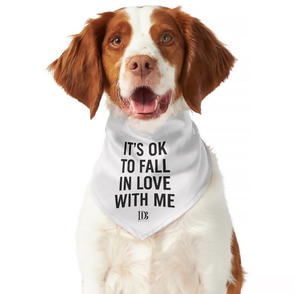 It’s ok to fall in love with me Pet  Scarf