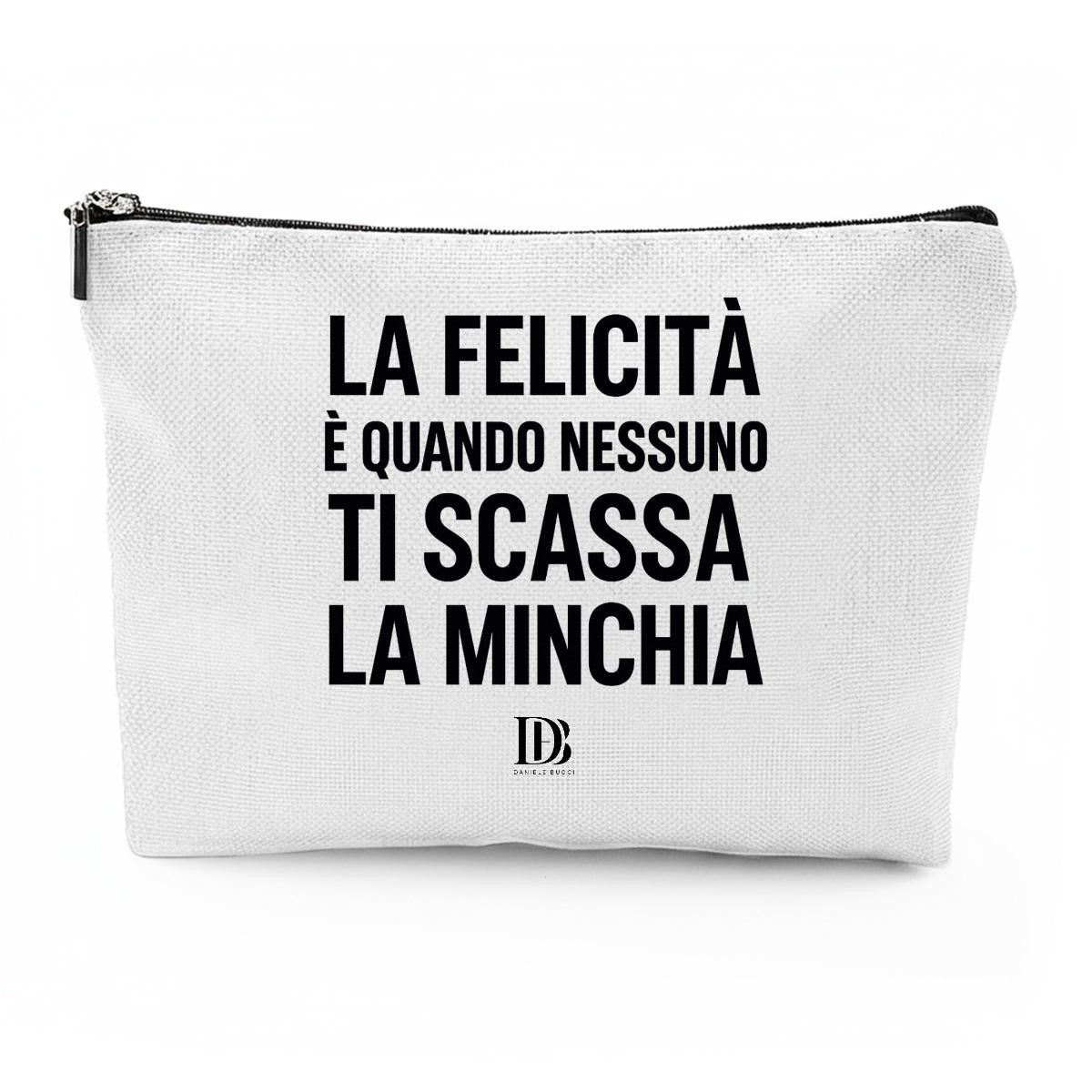 La felicità è quando nessuno ti scassa la minchia Travel Organizer bag