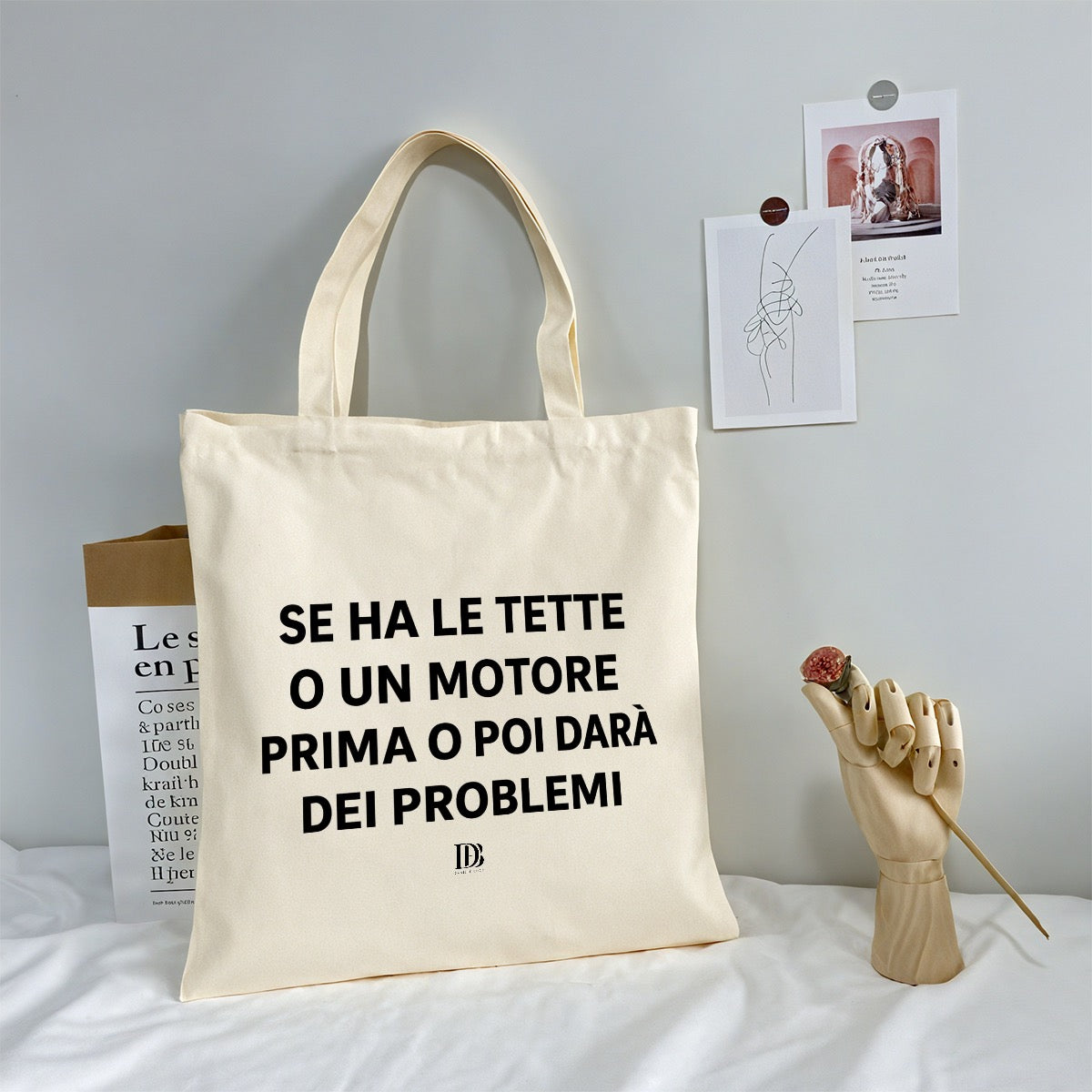 Se ha le tette o un motore prima o poi ti darà dei problemi shopping bag