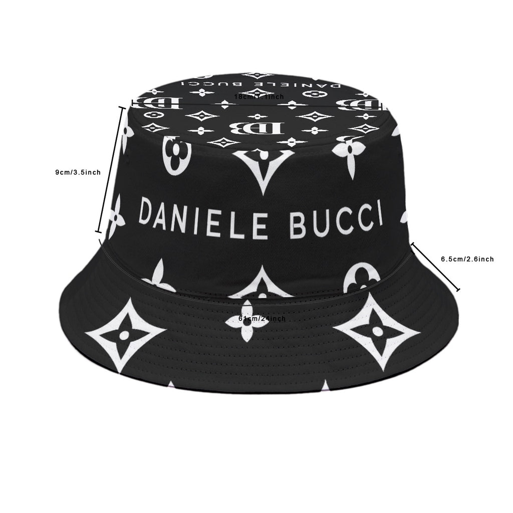 Daniele Bucci black and white Bucket Hat