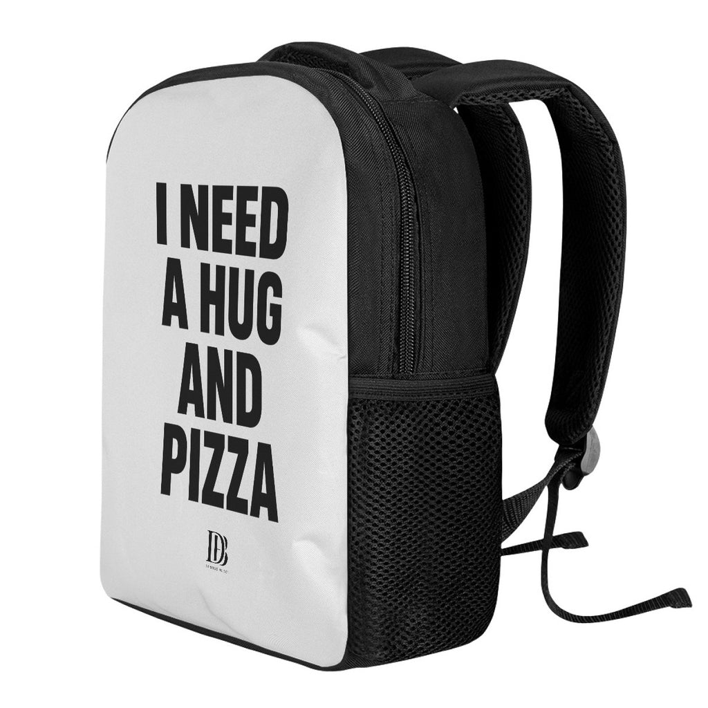 I need a hug and pizza Backpack