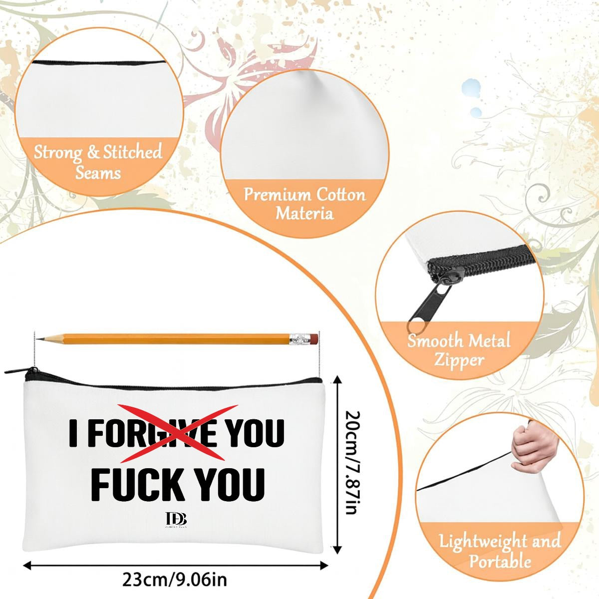 I forgive you fuck you Travel Organizer bag