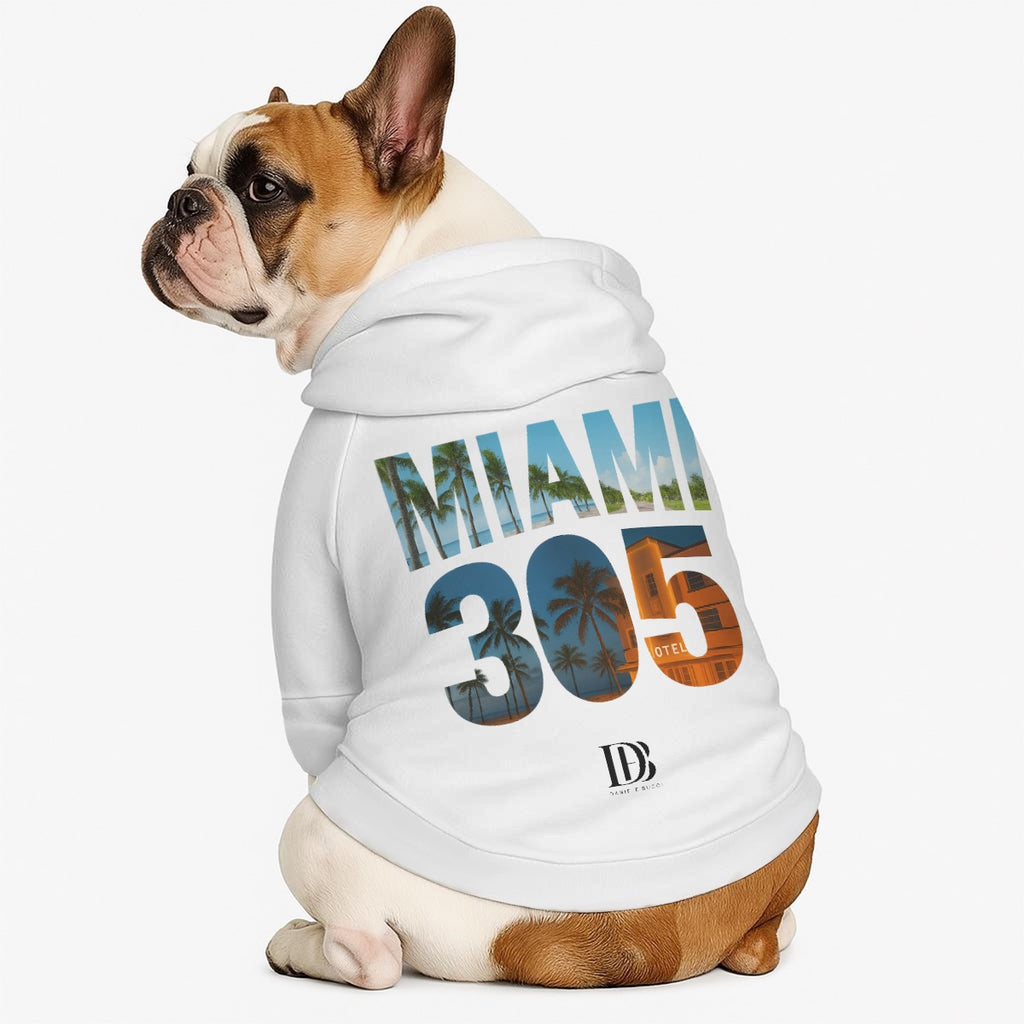 Miami 305 Pet Hooded Sweatshirt