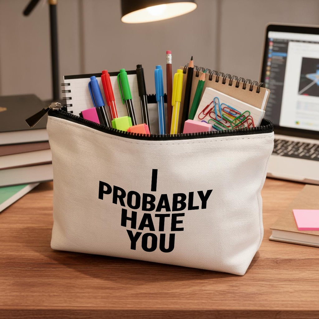 I probably hate you Travel Organizer bag