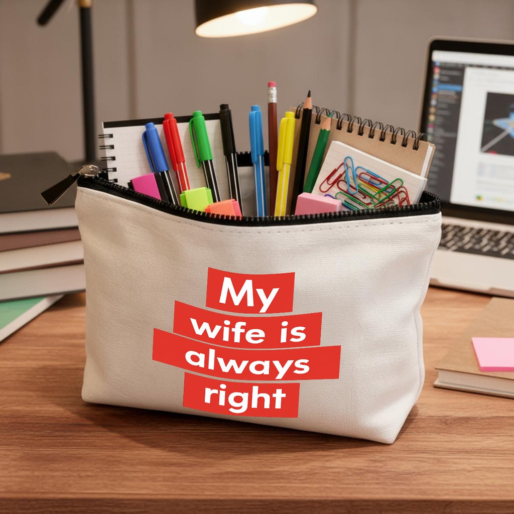 My wife is always right Travel Organizer bag