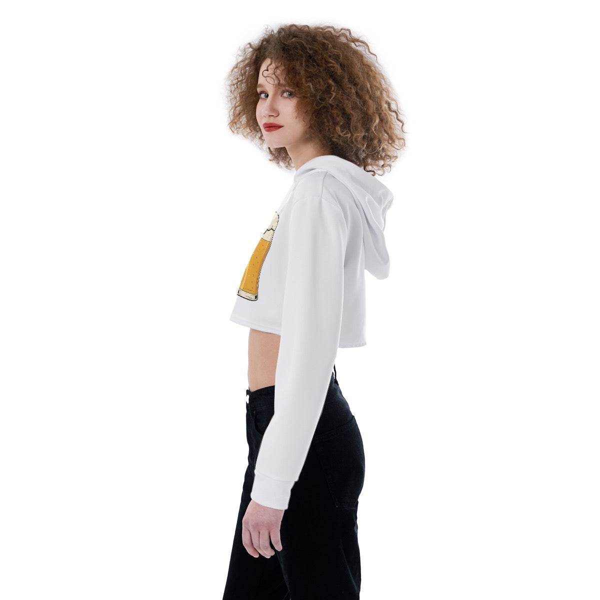 I only drink beer 3 days a week yesterday today & tomorrow Women Crop Hoodie