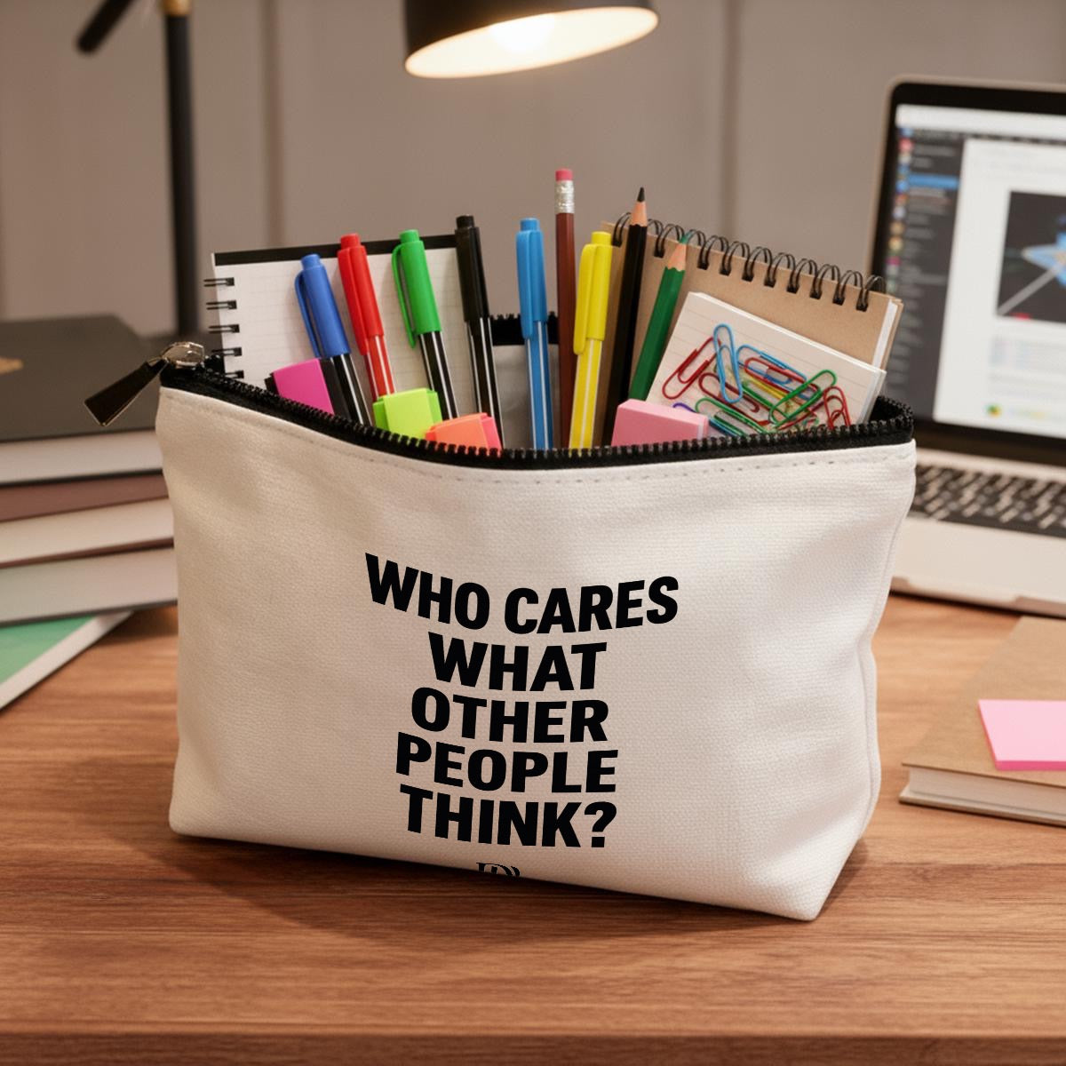 Who cares what the other people think Travel Organizer bag