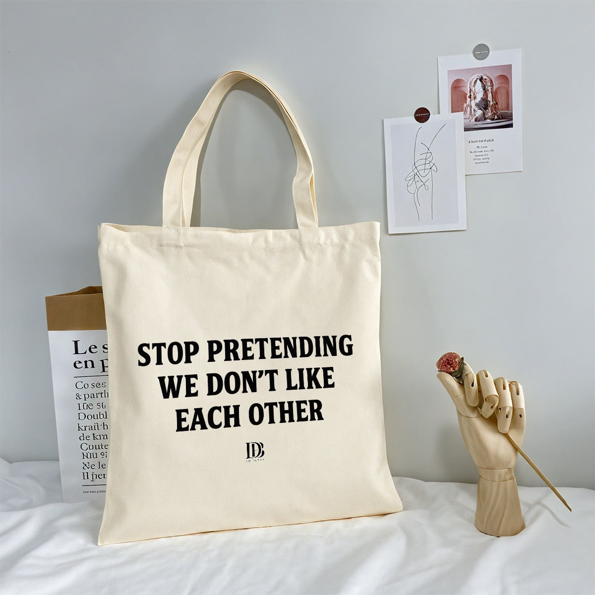 Stop pretending we don’t like each other Shopping Bag