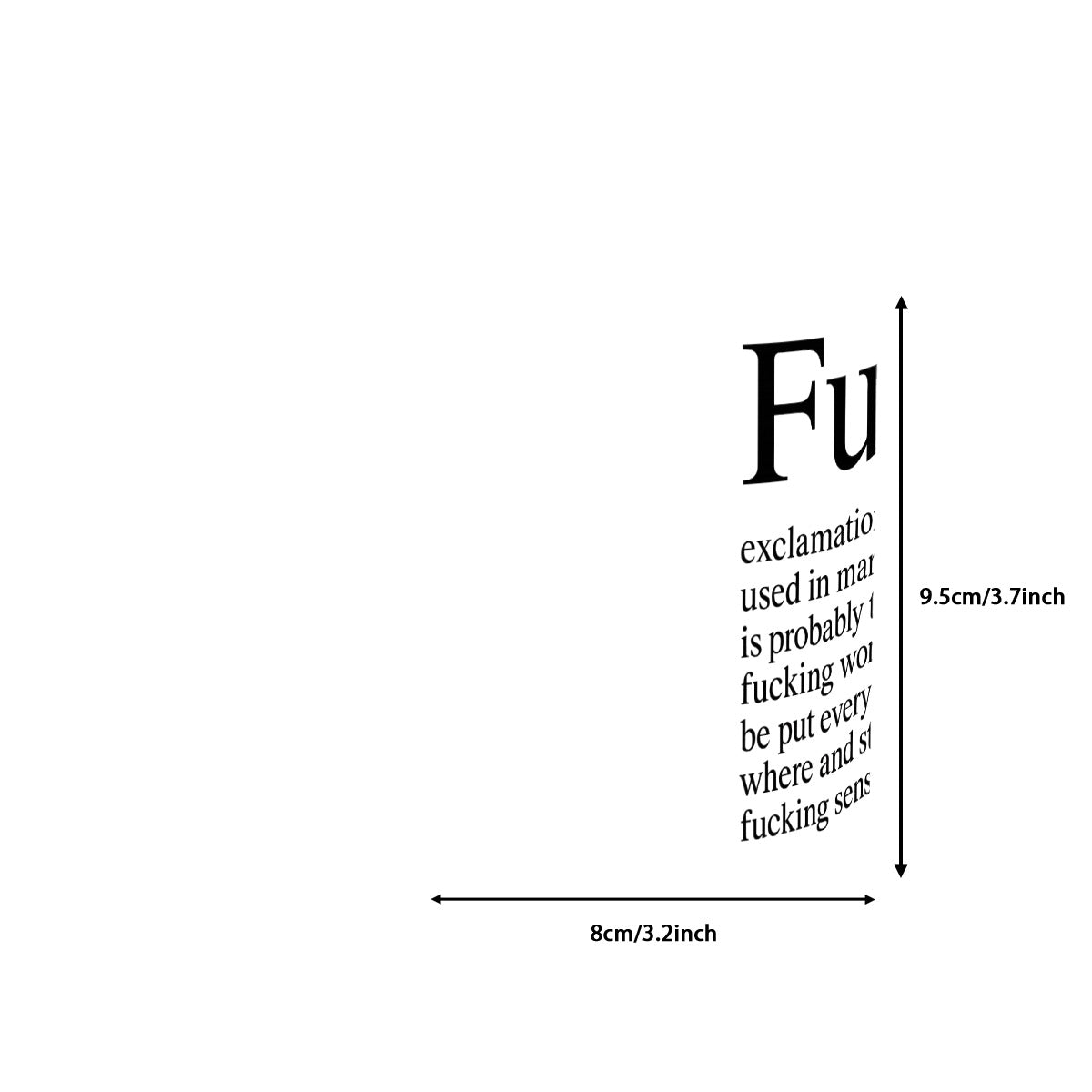 Fuck 11oz Double Color Mug