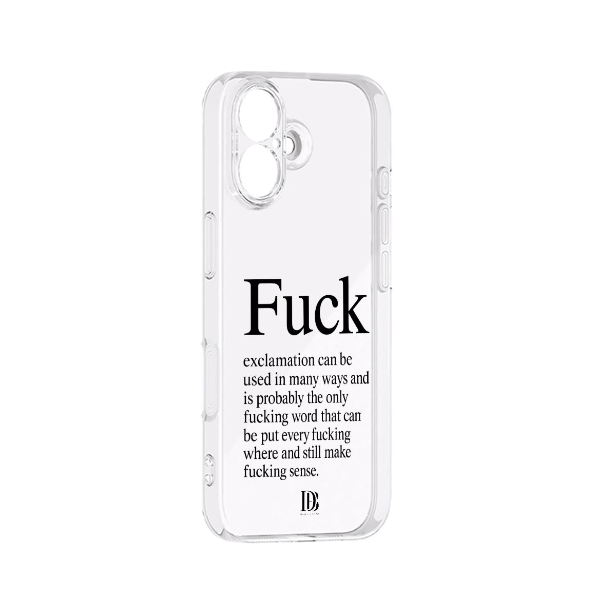 Fuck iPhone 17 Series Mobile Phone Case
