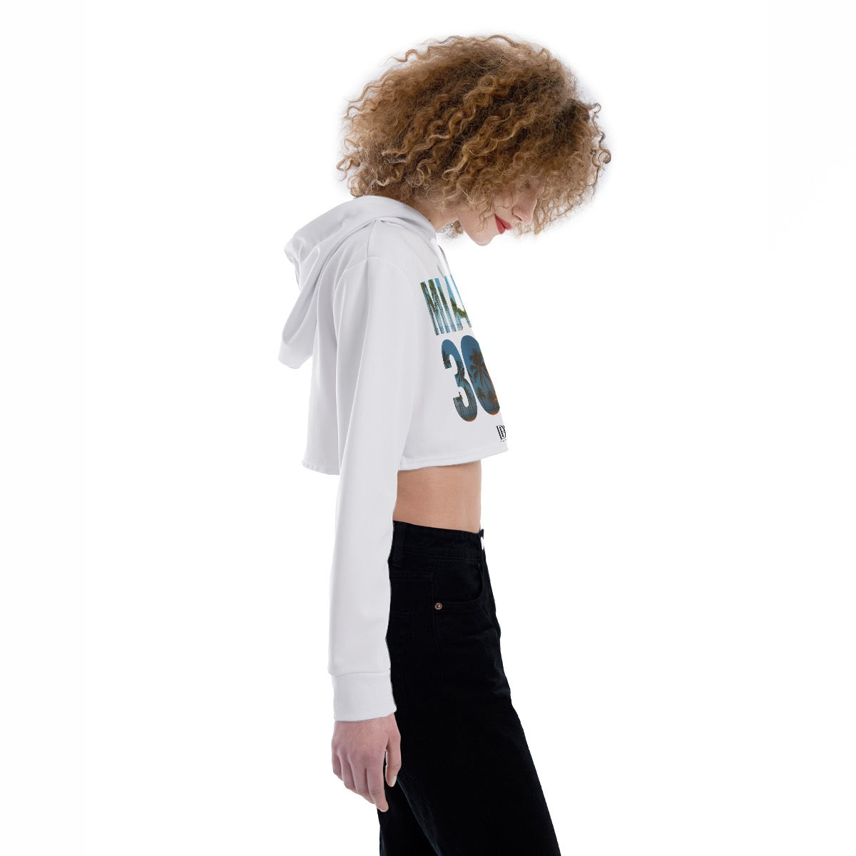 Miami 305 Women Crop Hoodie