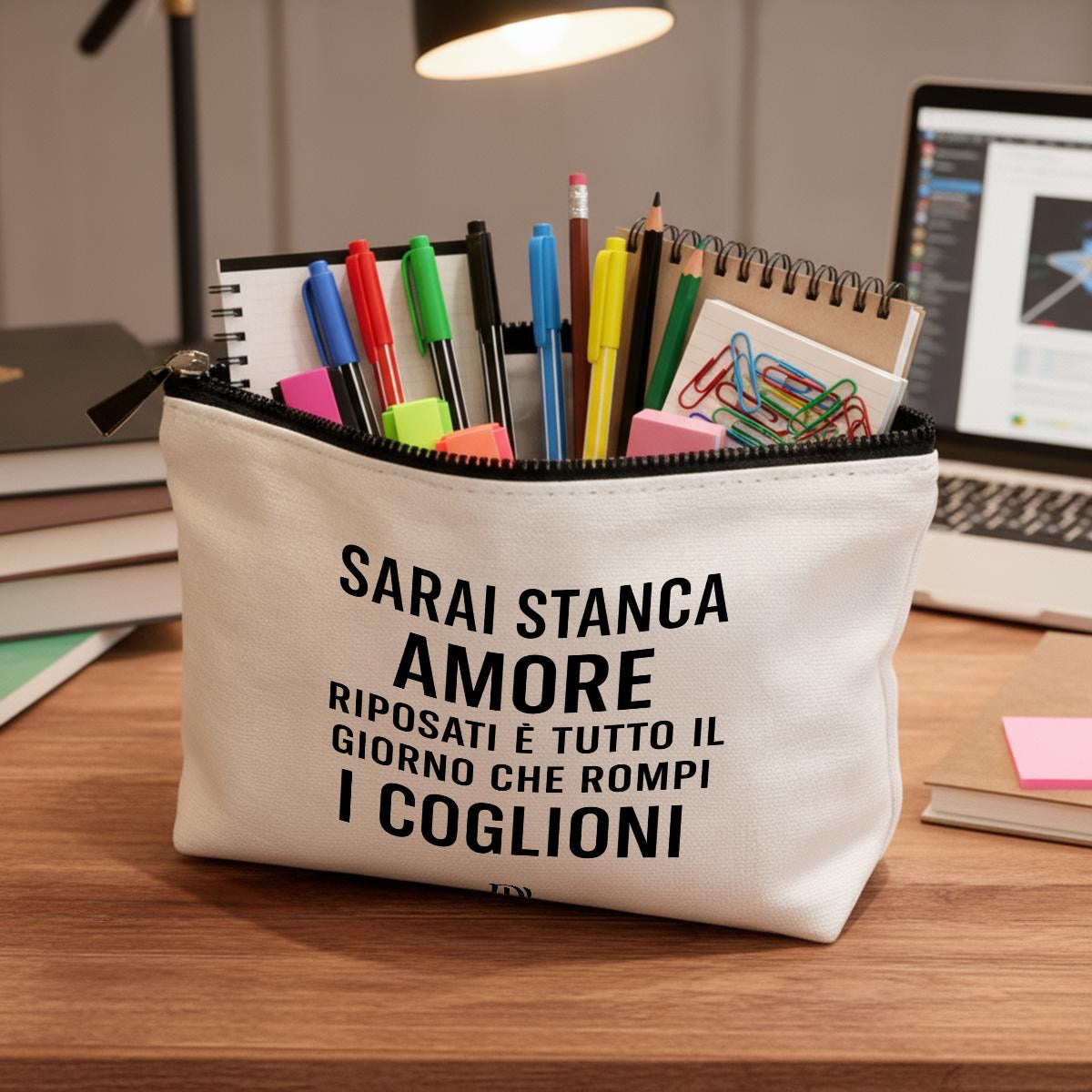 Sarai stanca amore riposati è tutto il giorno che rompi i coglioni Travel Organizer bag