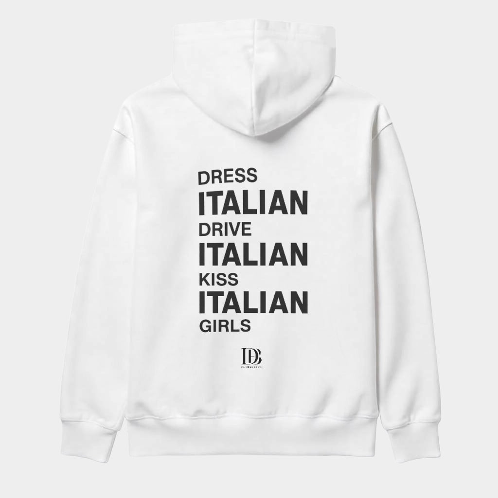 Dress Italian drive Italian kiss Italian girls Unisex Pullover Hoodie