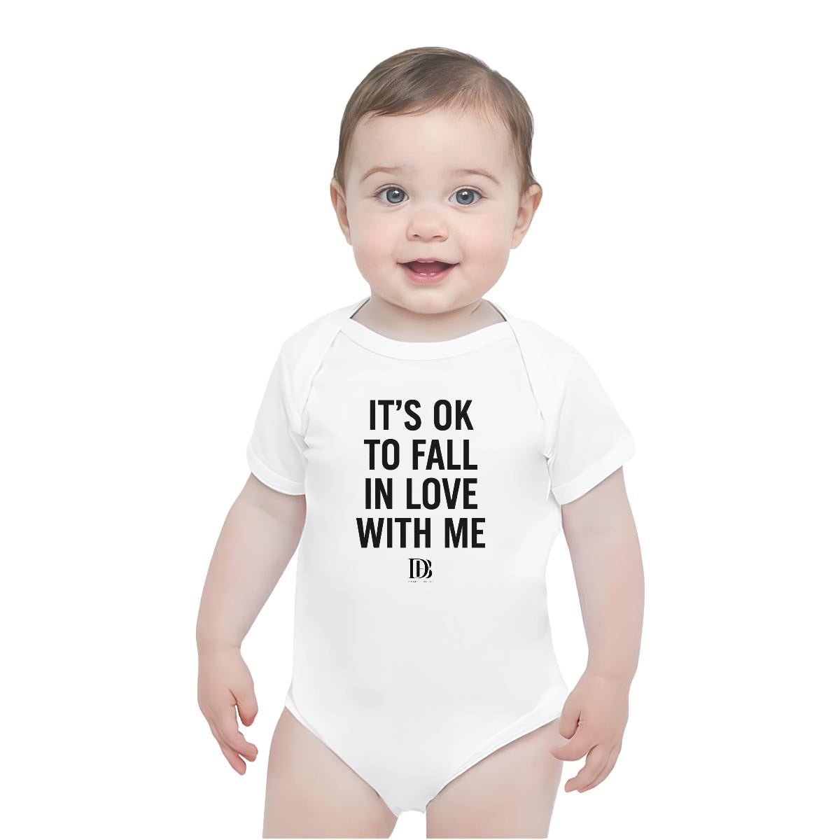 It’s ok to fall in love with me infantil Bodysuits