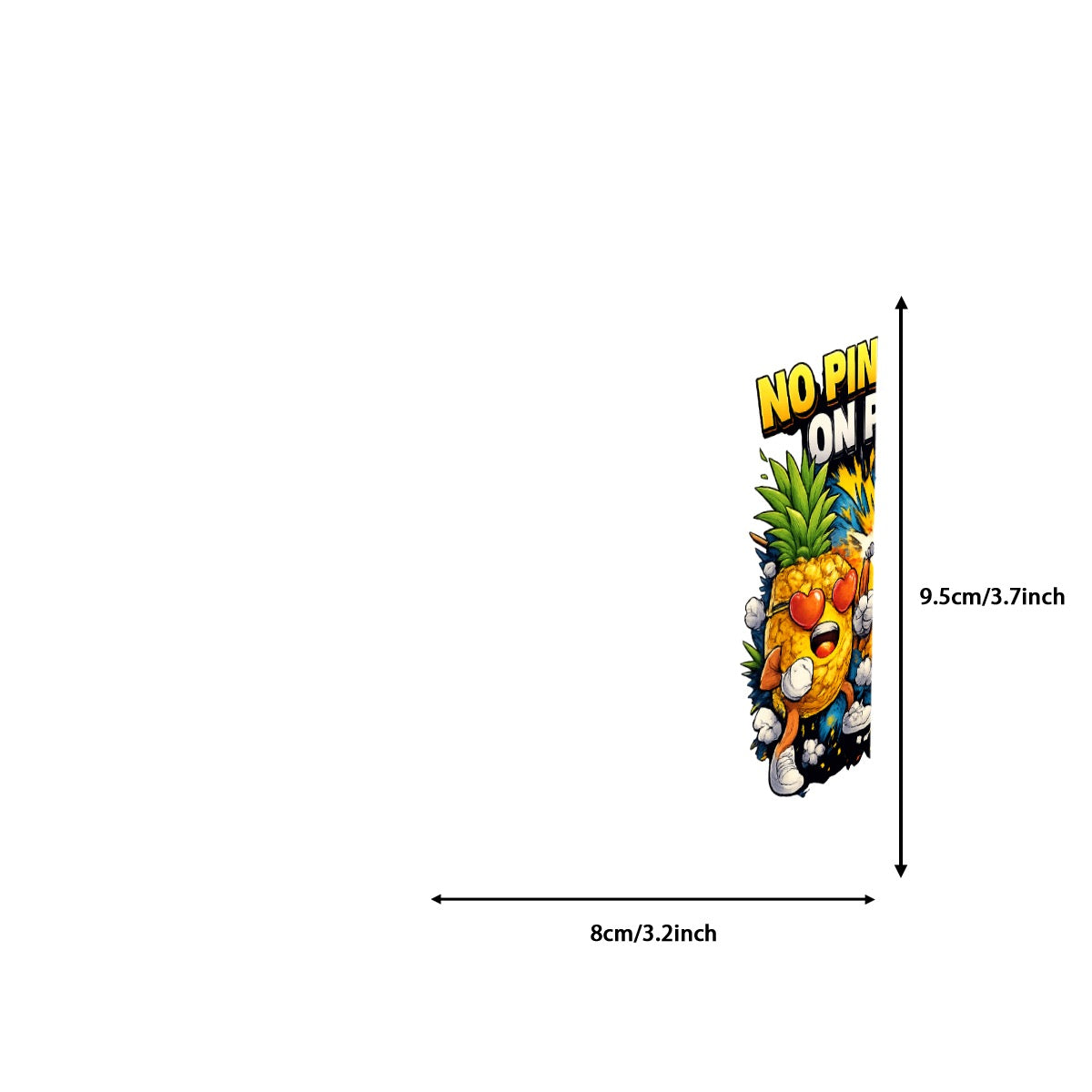 No pineapple on pizza 11oz Double Color Mug