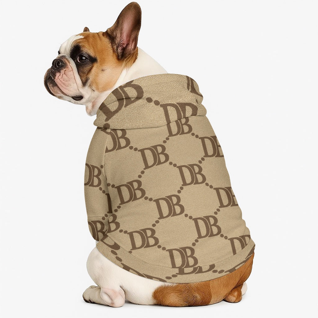Daniele Bucci brown Pet Hoodie Sweatshirt