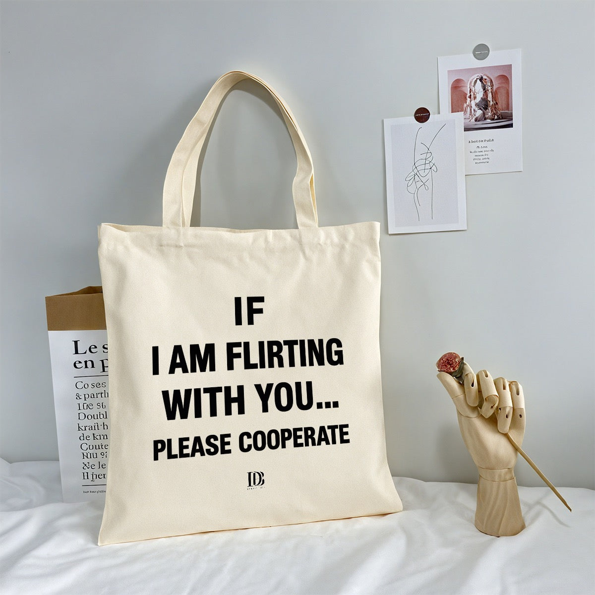 If I am flirting with you please cooperate Shopping Bag