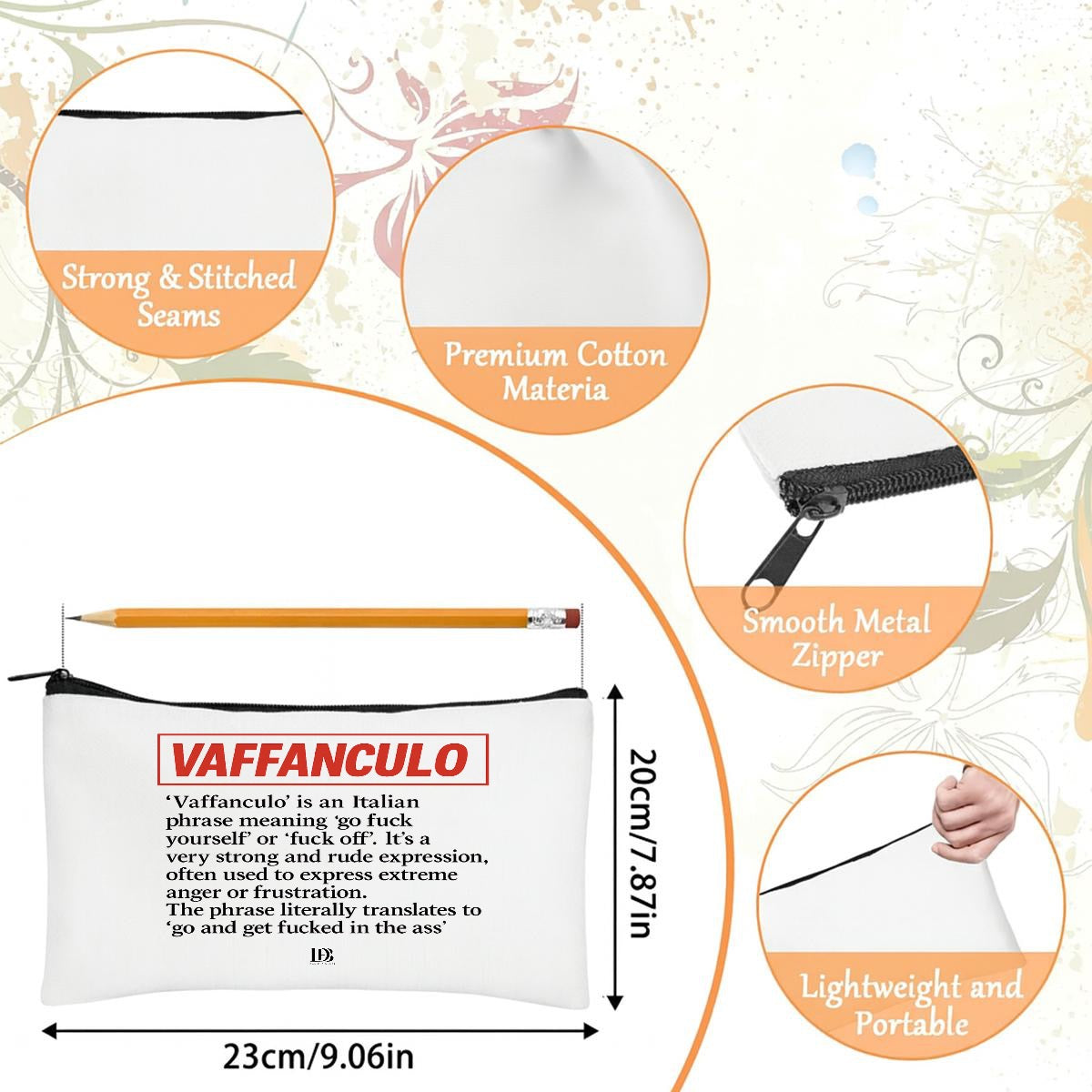 Vaffanculo Travel Organizer bag