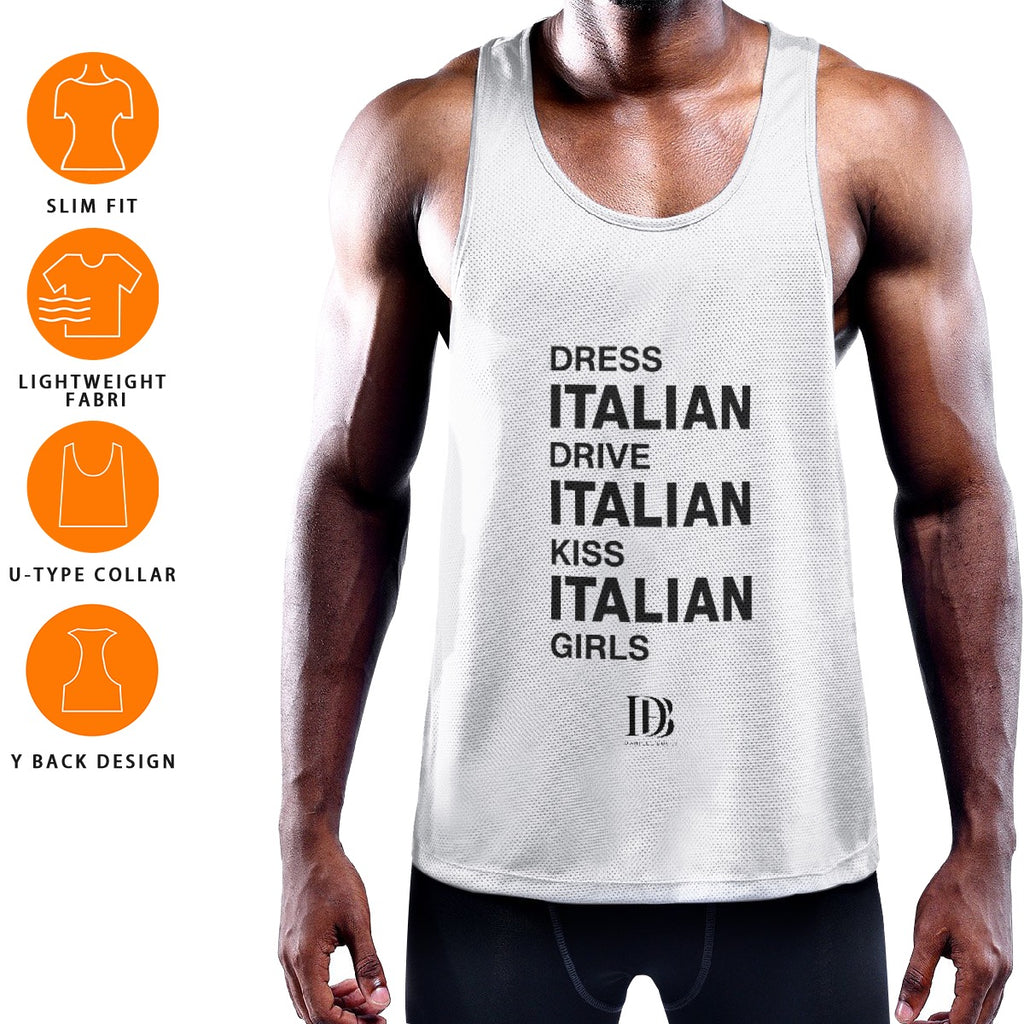 Dress Italian drive Italian kiss Italian girls Muscle Tank Top