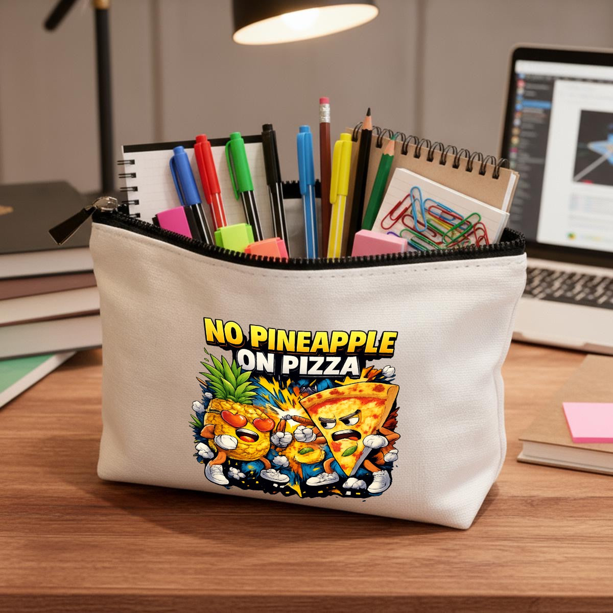 No pineapple on pizza Travel Organizer bag