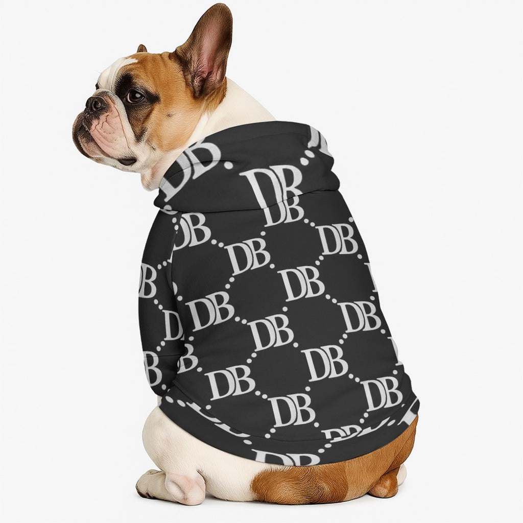 Daniele Bucci black and white pet Hoodie Sweatshirt